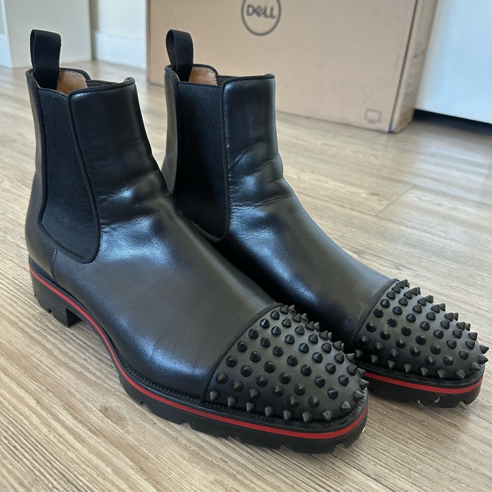 Christian Louboutin melon spike Chelsea boot (MEN)